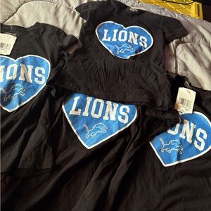 detroit lions 7/8 shirts & 10/12 shirts
